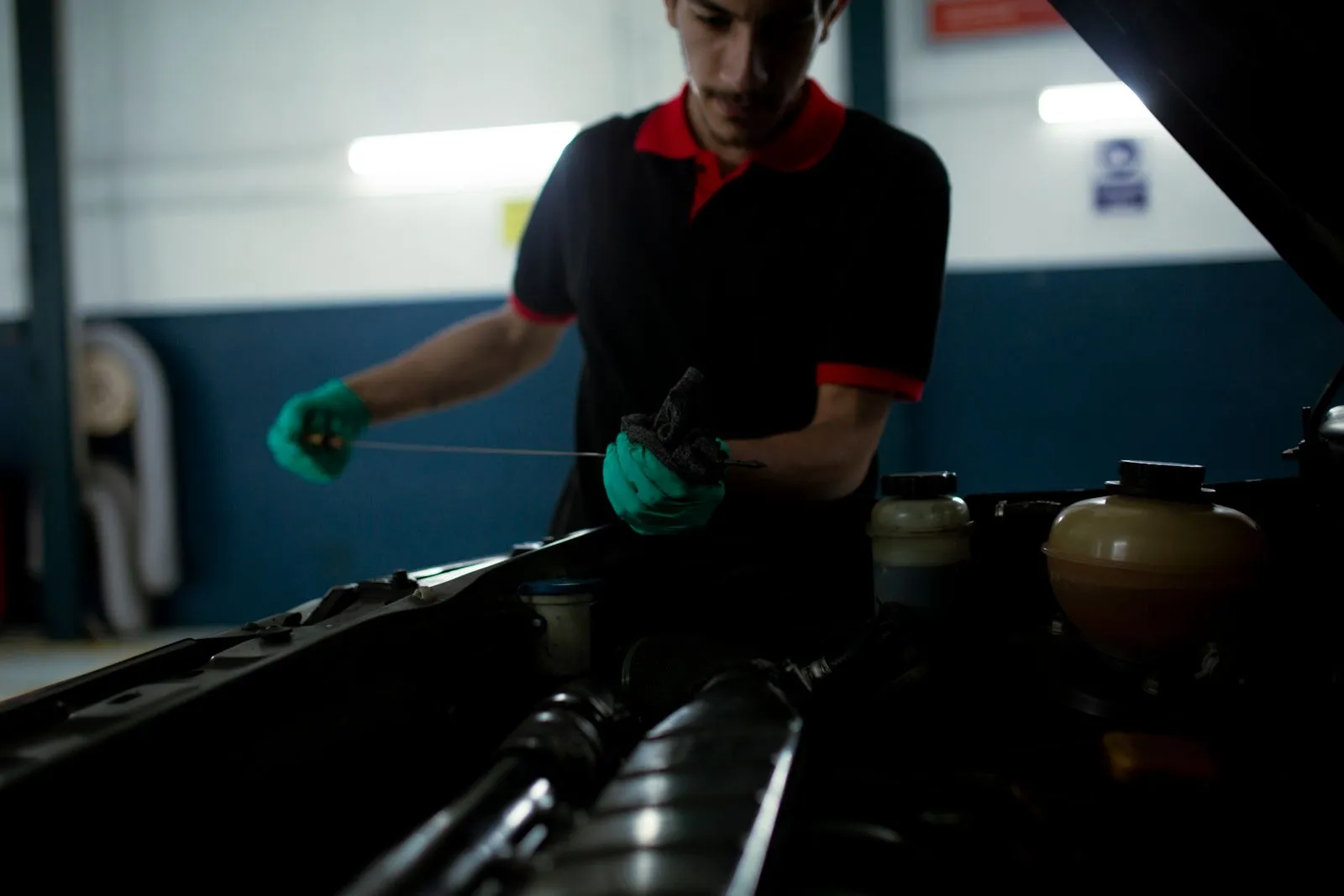 Регламент ТО Honda: перевірка рівня масла щупом